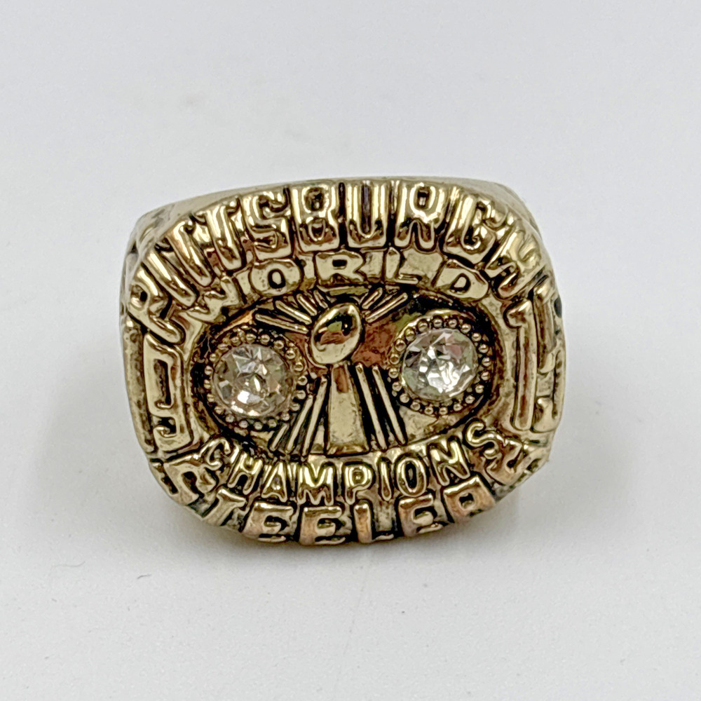 1976 Pittsburgh Steelers Super Bowl Ring Replica Franco Harris Super Bowl X HOF